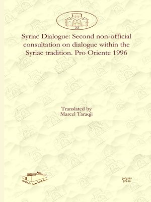 cover image of Syriac Dialogue